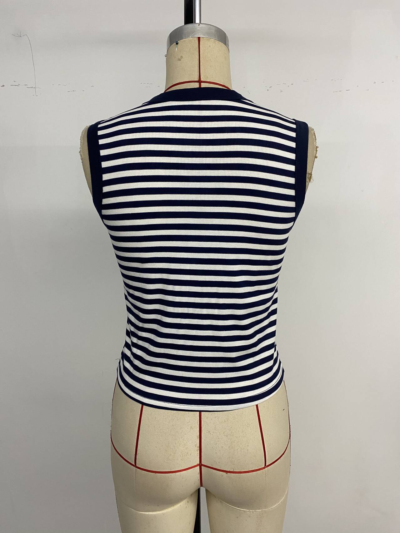 Sleeveless Striped Casual Street Camisole Summer Women