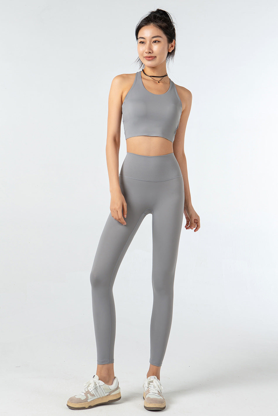 Composite High Waist Shaping Body Shaping Training Yoga Pants Moisture Wicking Quick-Drying Sports Tight Trousers Large Pocket