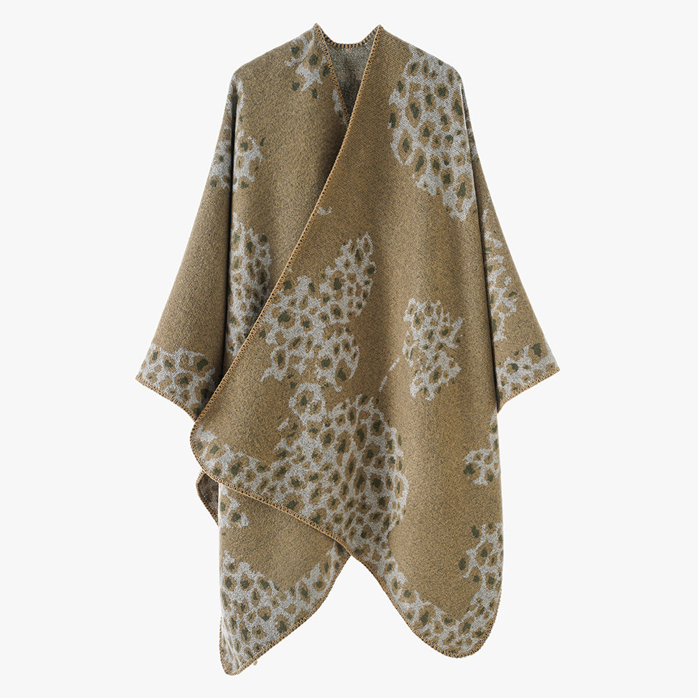 Ethnic Color Matching Shawl Tourism Photography Artifact Warm Large Cape Shawl Scarf