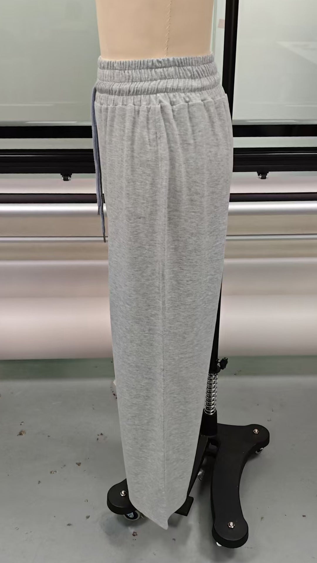 Autumn Winter Solid Color Women Clothes Casual Pants Loose Slimming Wide Leg Pants Office Trousers
