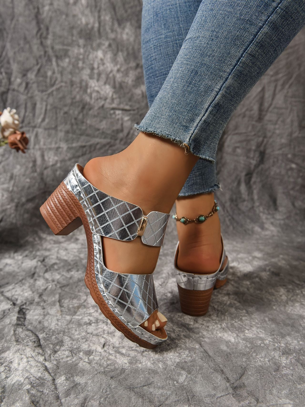 Summer High Heel Slippers Women Platform Slippers Women Shoes