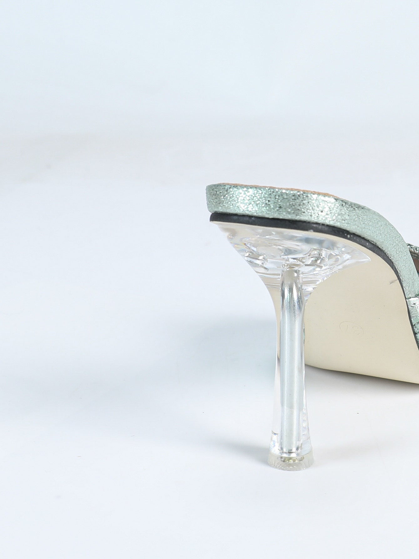 plus Size Square Toe High Heel Sandals Trendy Cocktail Stiletto Heel Slippers Women