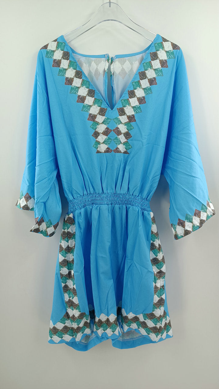 Summer Beach Printing Women Clothing Bohemia Jumpsuit