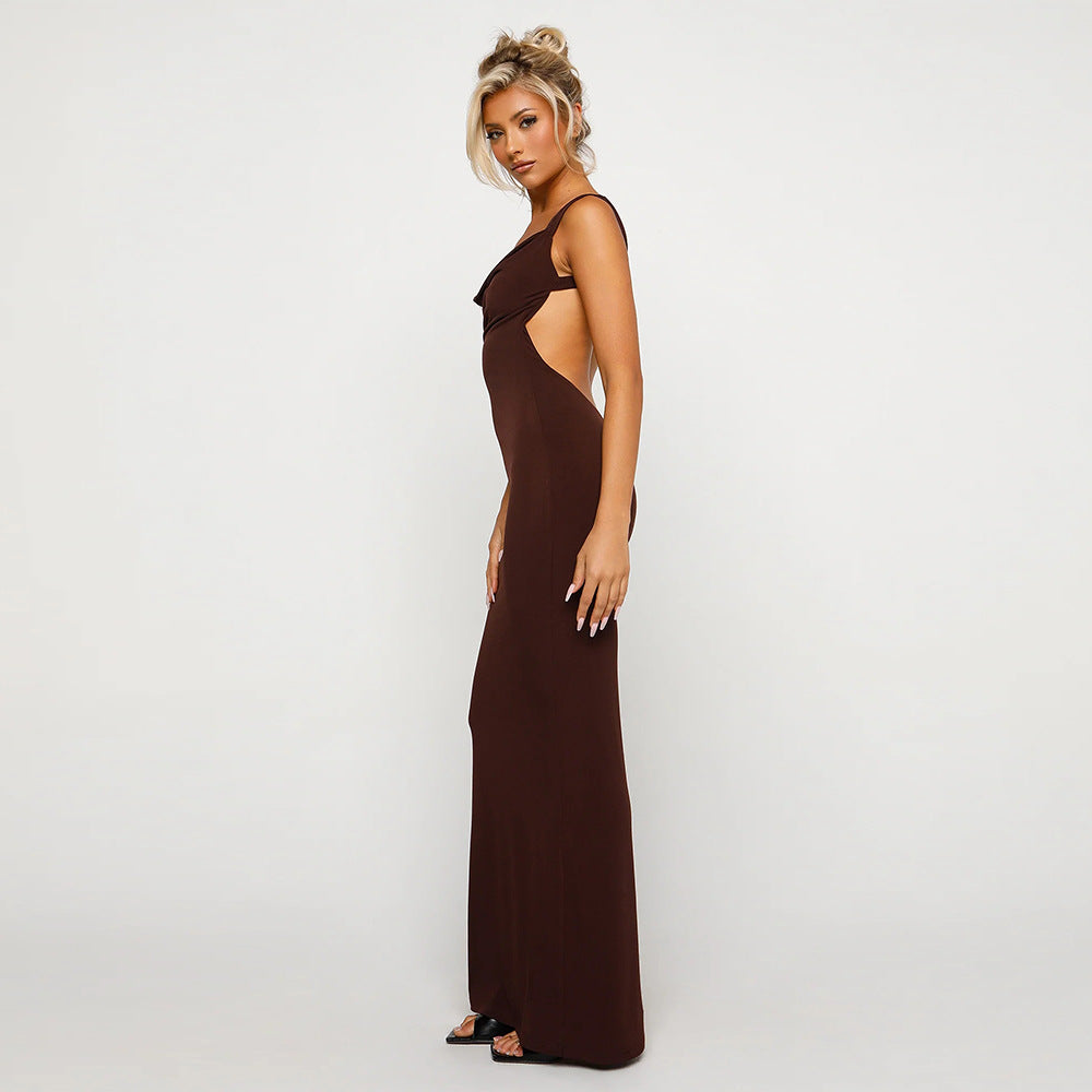 Cami Dress Sexy Sleeveless Backless Slim Fit Dress