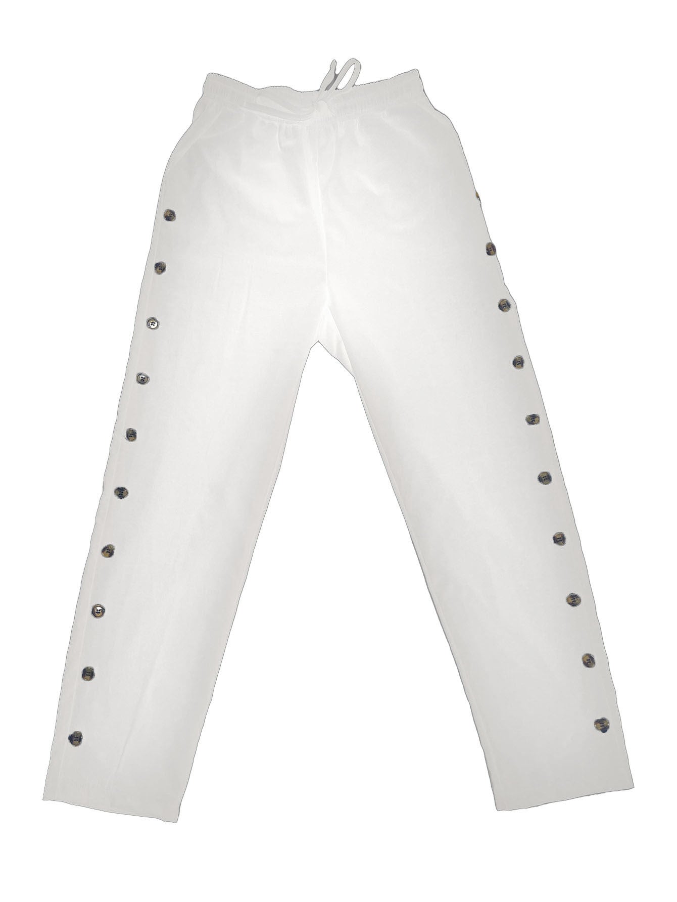 Fall Women Clothing Pants Elastic Waist Loose Casual Cropped Trousers