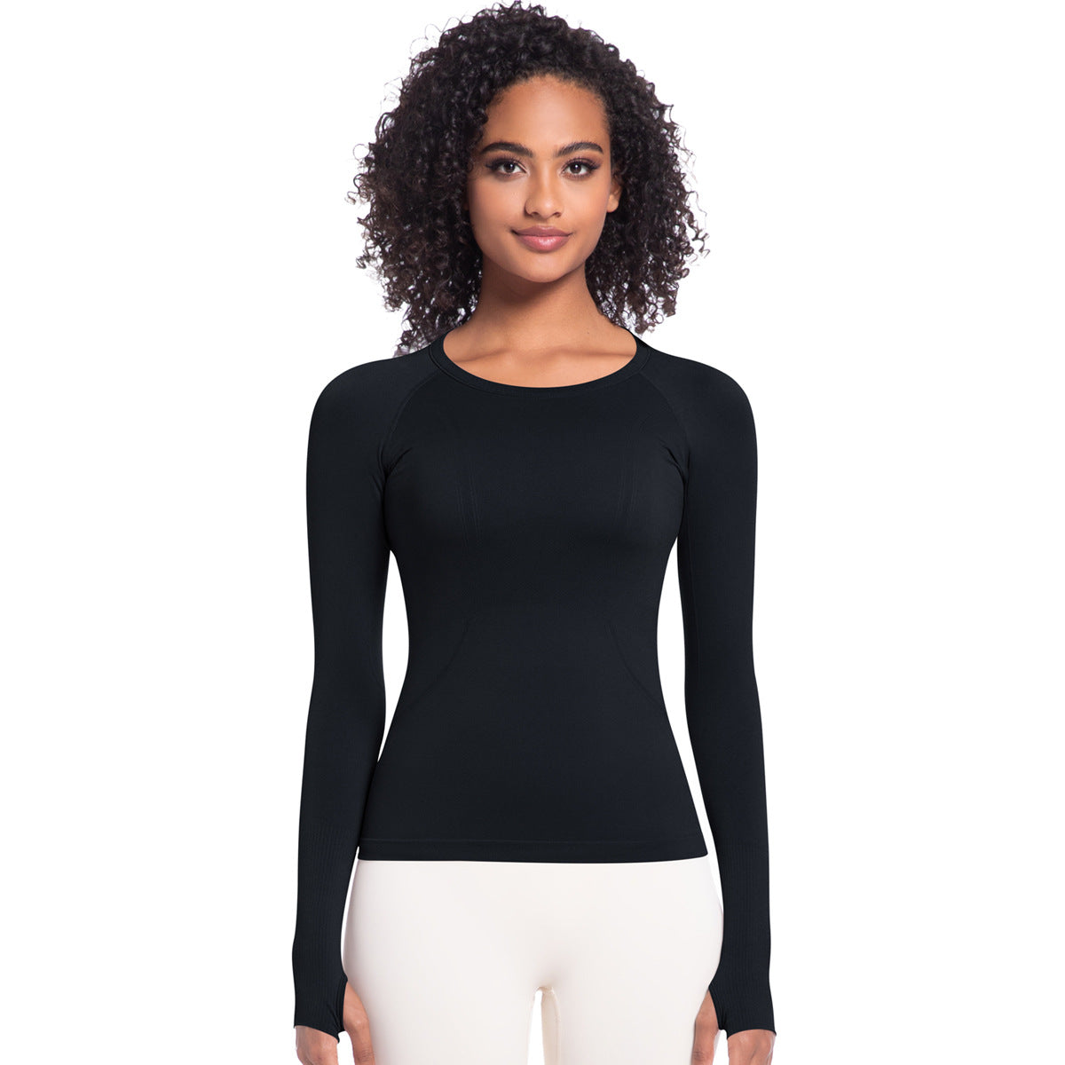 Arrival Women Long Sleeve round Neck Exercise T shirt Running Fitness Top Skin Friendly Slim Breathable Yoga Long Sleeve