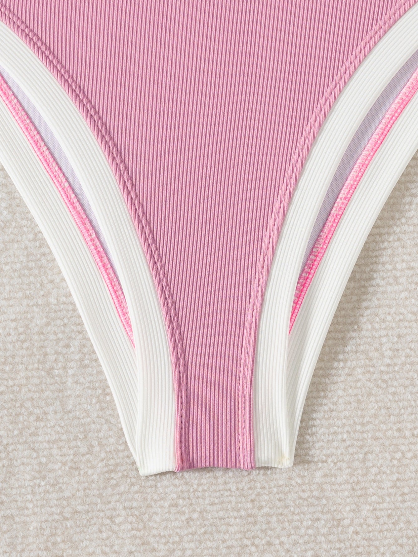 Solid Color Sexy One Shoulder Design One Piece Women Swimsuit