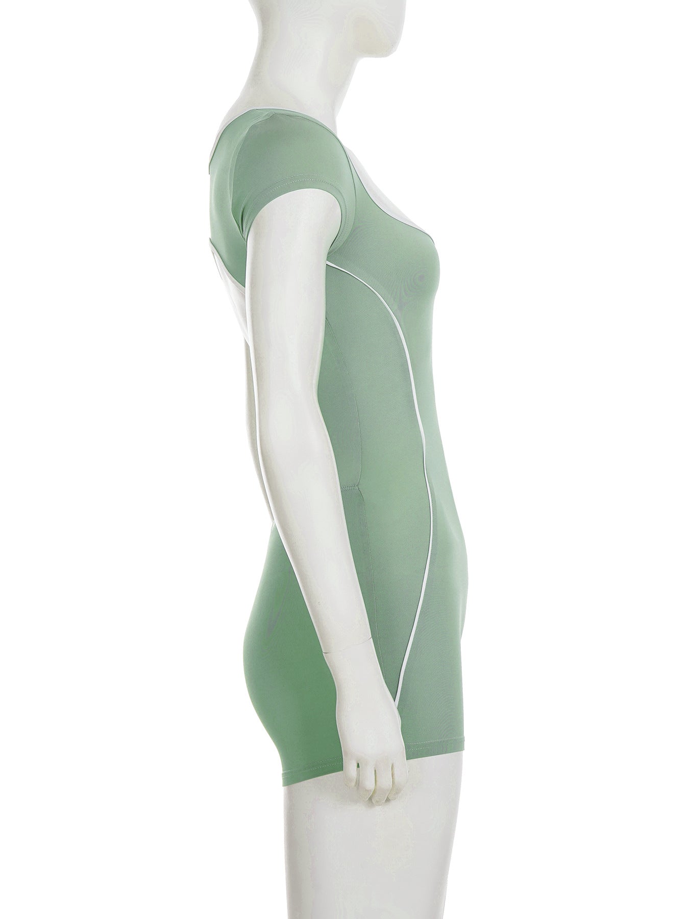 Sports Personality Sexy Square Collar Show Waistline Tight Jumpsuit Backless Low Waist Sexy Casual Butt Lift Underwear