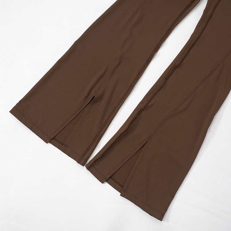 Women Clothing Autumn Winter High Waist Comfort Yoga Fitness Training Casual Trousers