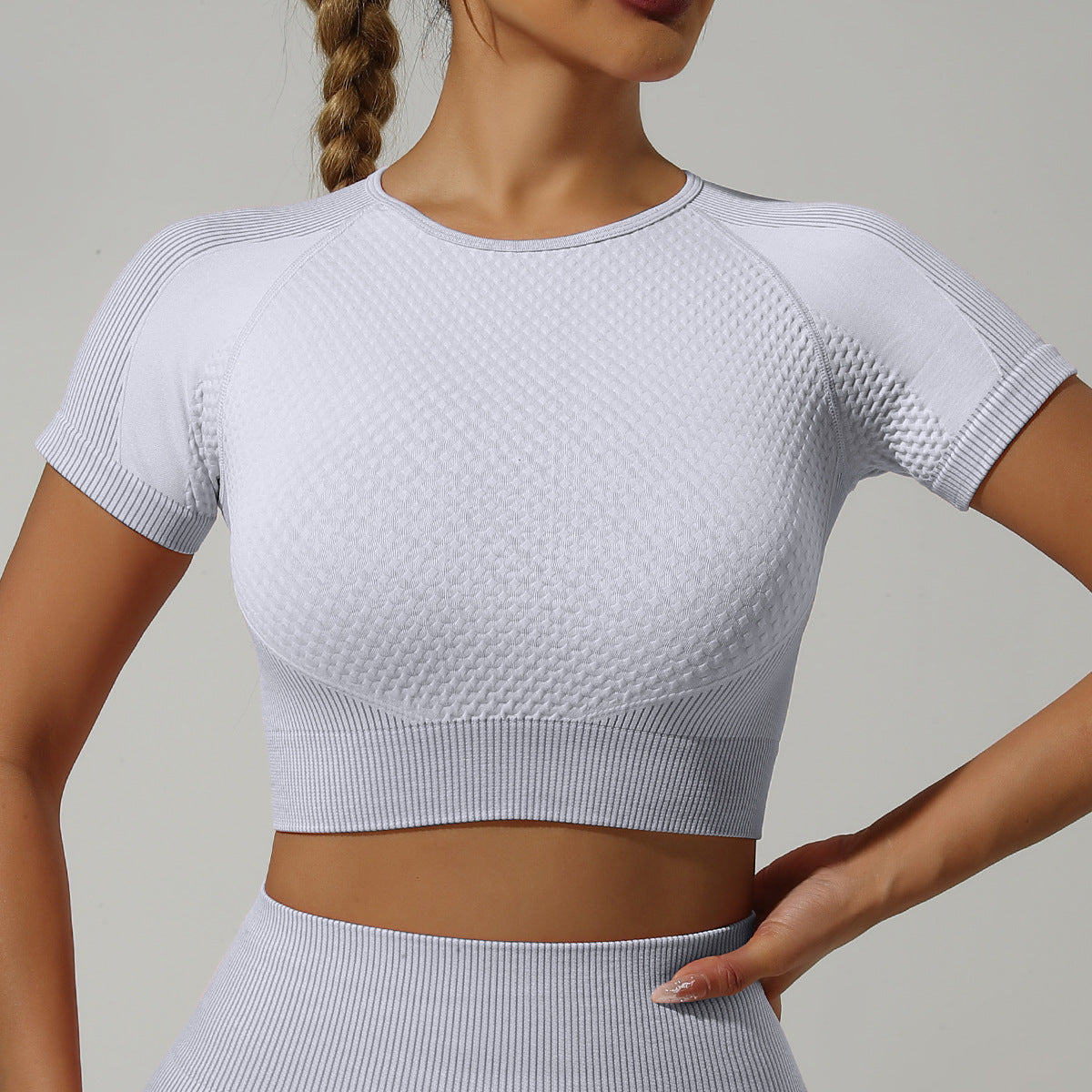 Gray short sleeve
