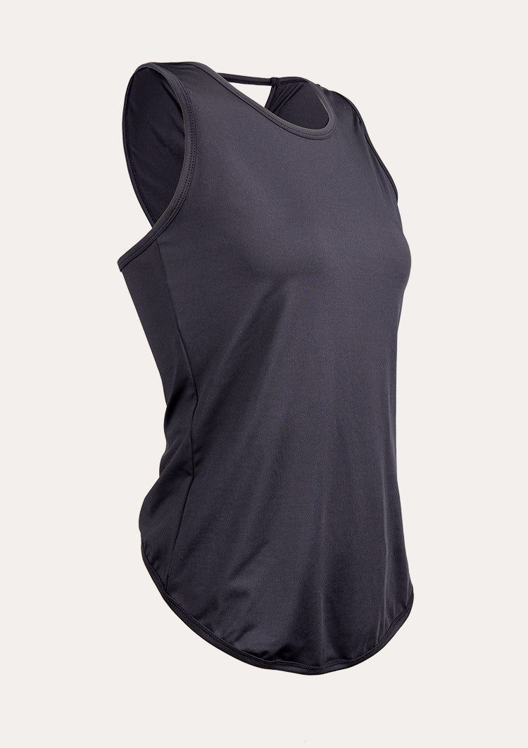 Women Yoga Vest plus Size Quick Drying Breathable Exercise Vest Running Fitness Top