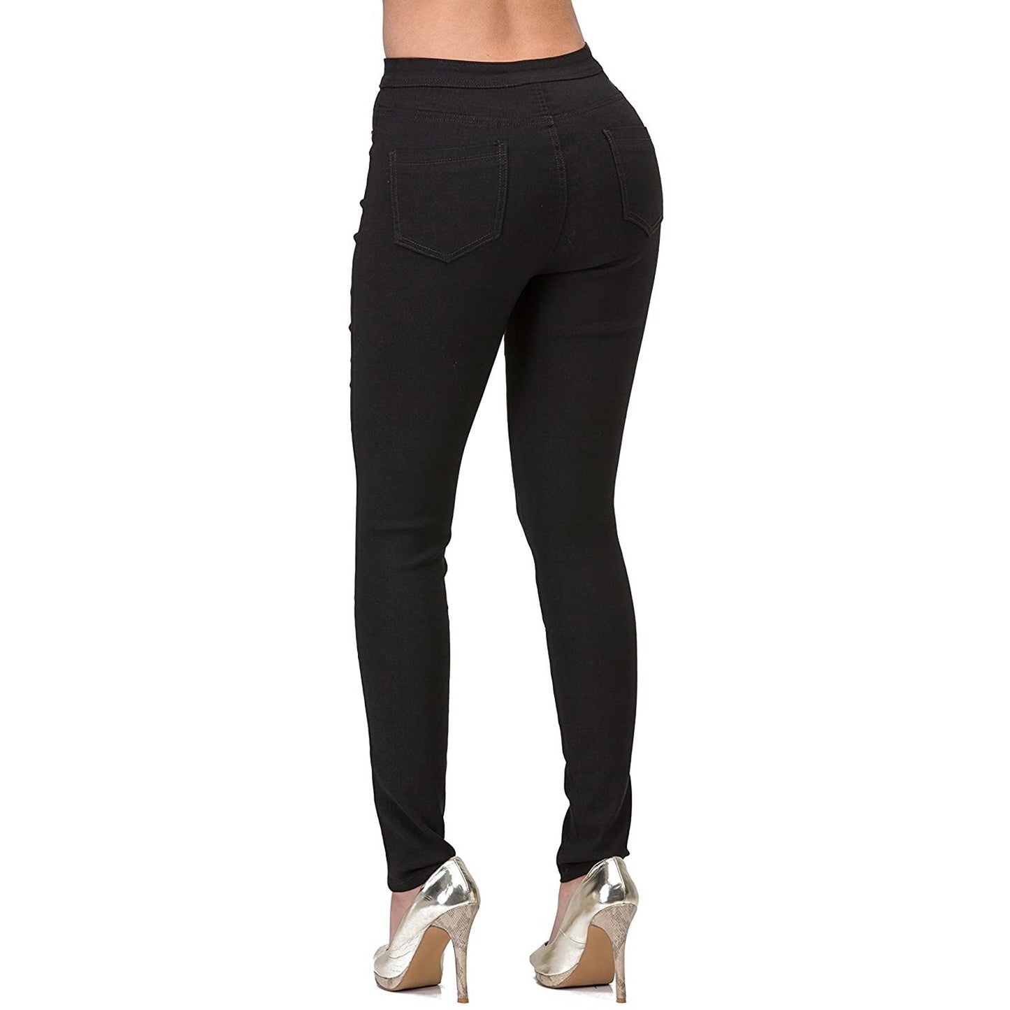 Women Slim Fit Multi Color Stretch Denim Trousers for Women