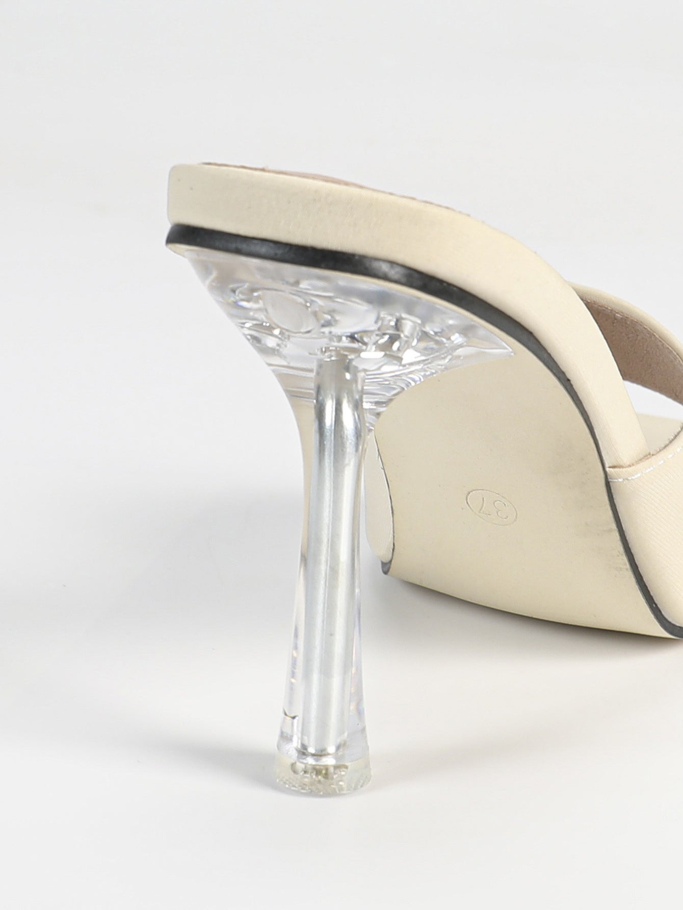 Plus Size 9cm Stiletto Heel Fish Mouth Slippers Women Shoes Sexy Women Sandals