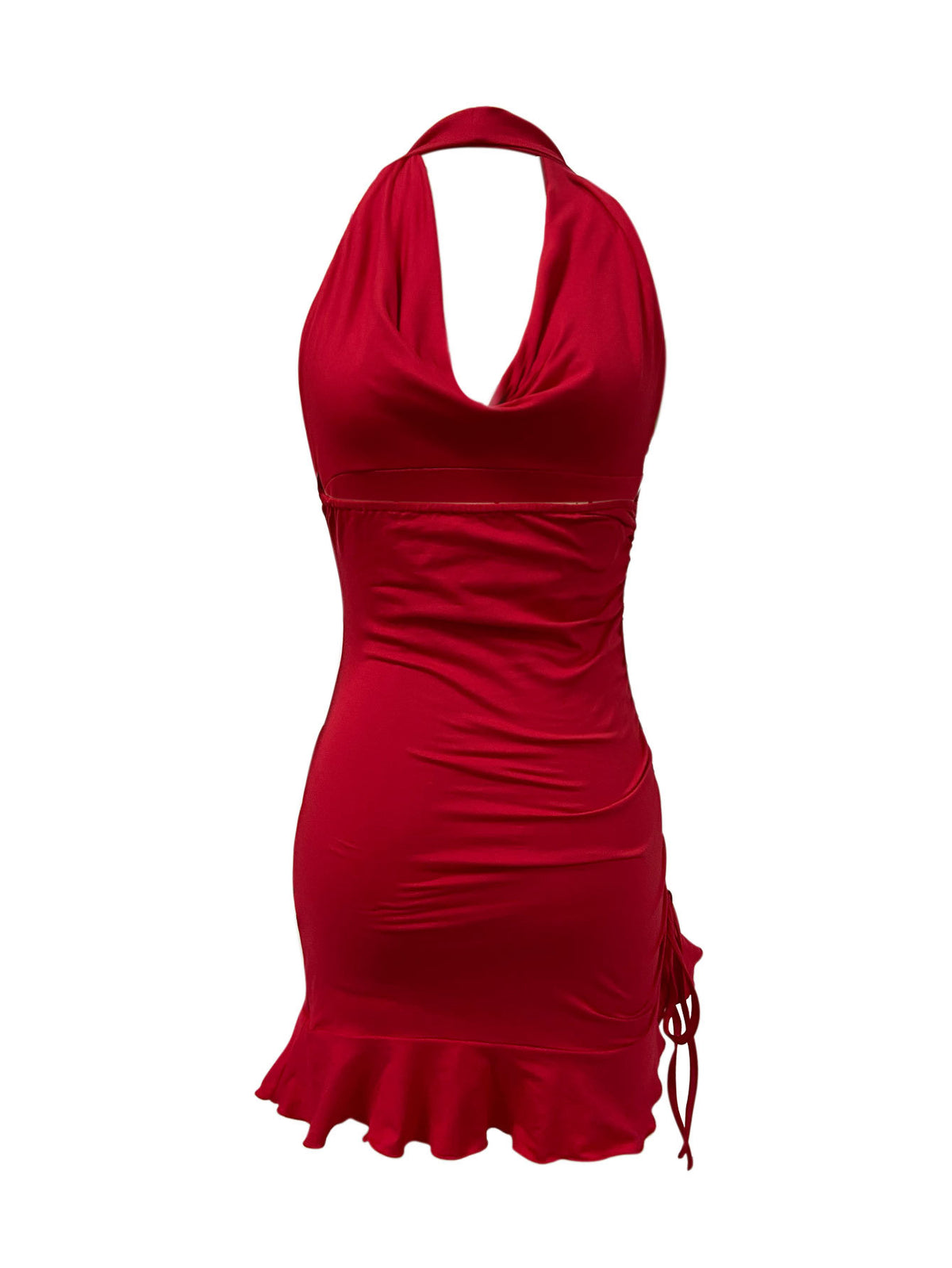 Summer Elegant Sexy V neck Sexy Slim Halter Dress