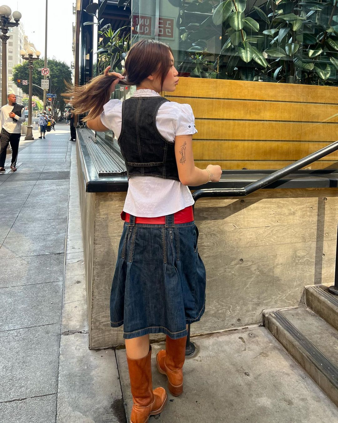 Slim Denim Vest For Women