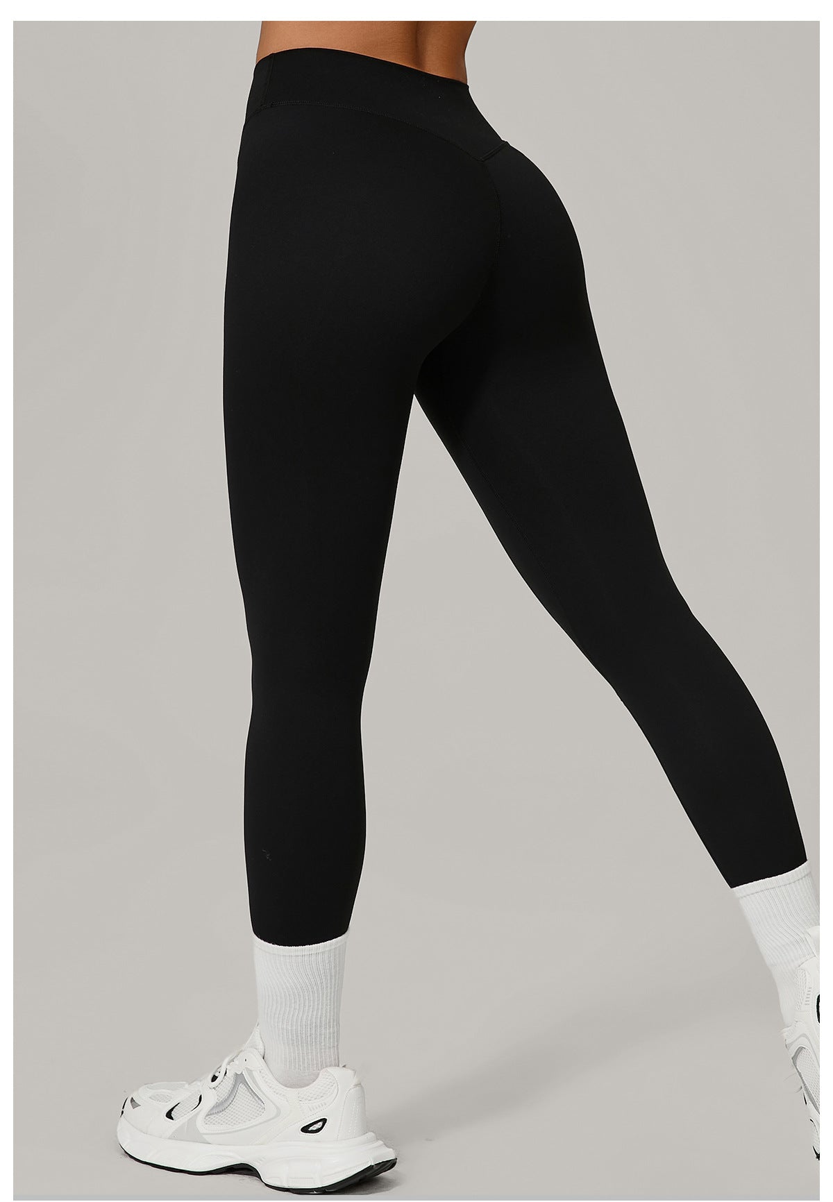 Invisible Pleated Quick Drying Fitness Pants Breathable Outer Wear Tight Sports Pants High Waist Hip Lift Yoga Pants