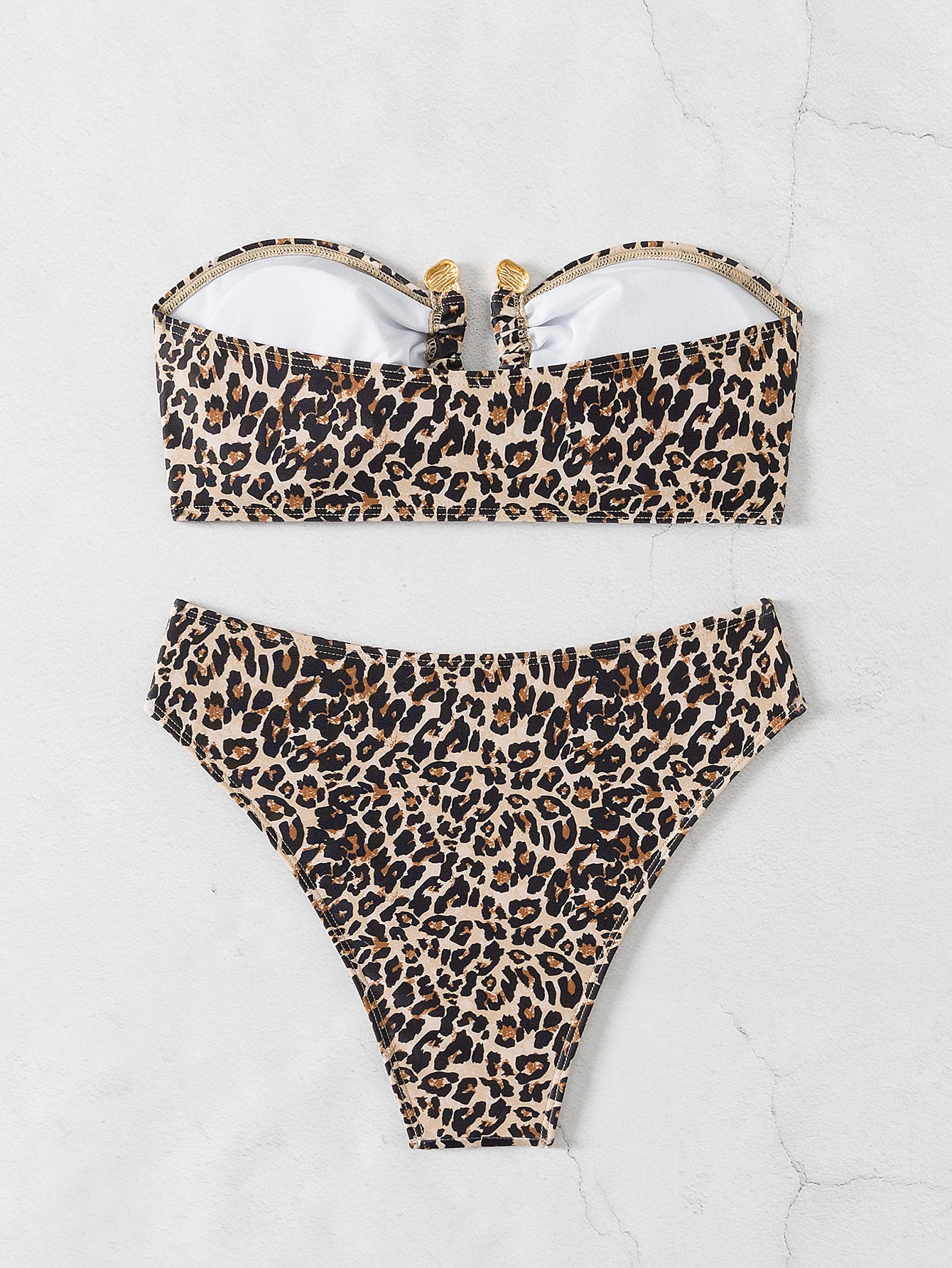 Printed Split Swimsuit Women Sexy Split Swimsuit Summer Beach Bikini Suit