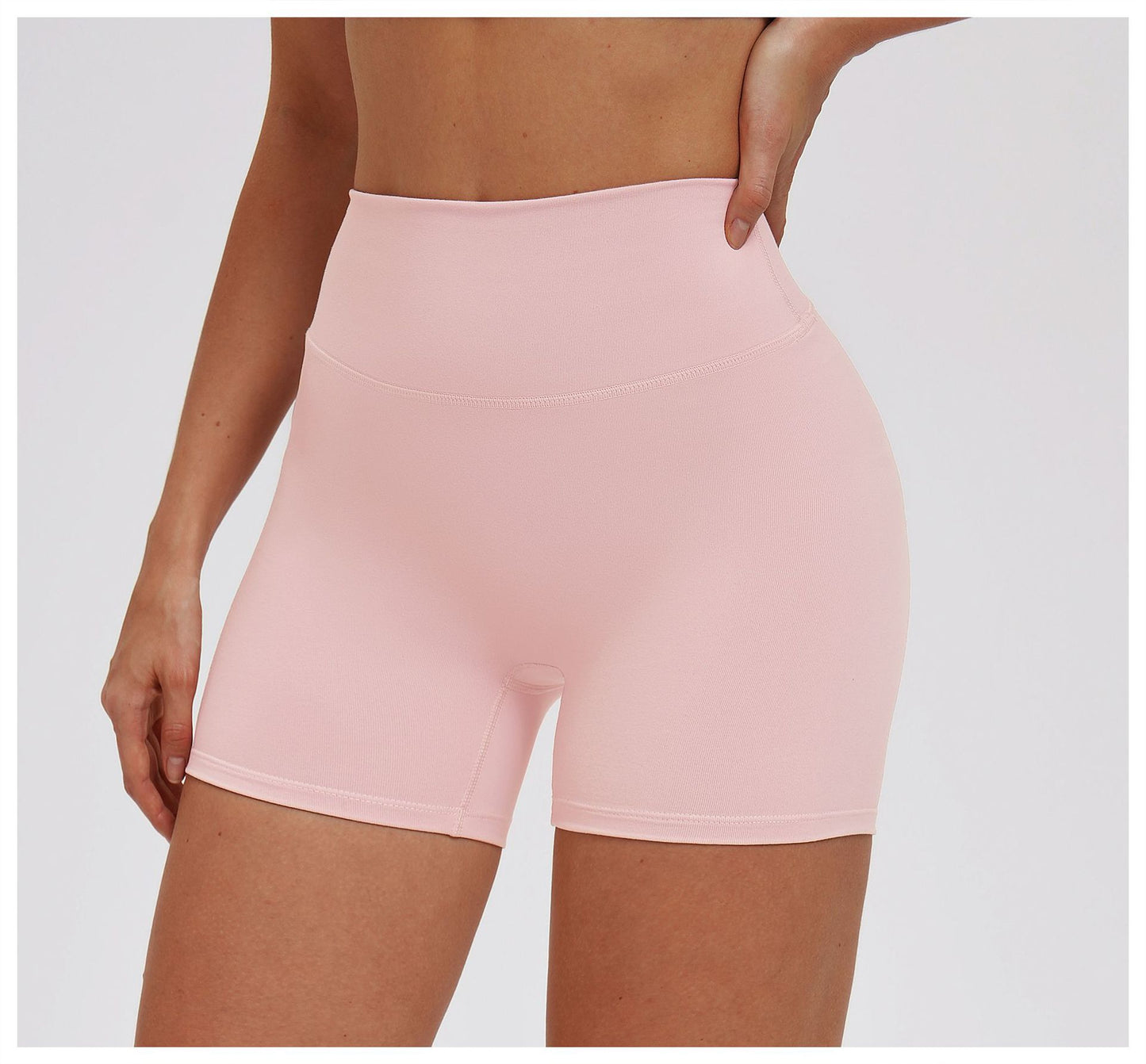 Yoga Shorts Tight High Waist Casual Shorts Sports Running Workout Shorts