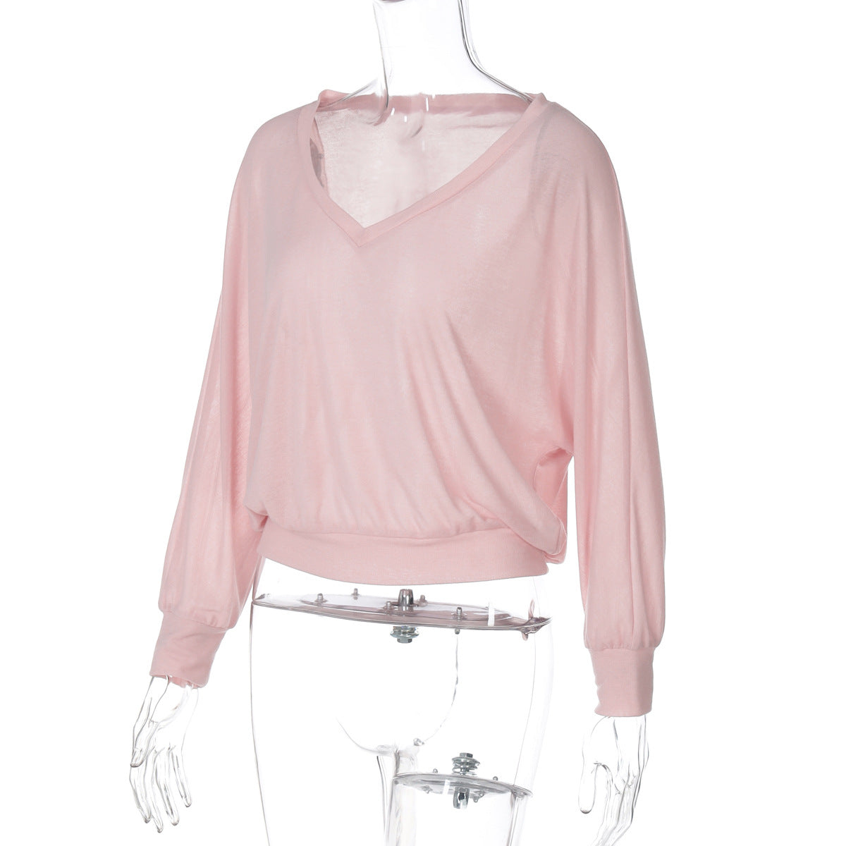 Women Clothing Summer Niche Design See through Anti Blouse Waist Controlled Long Sleeves Top Women