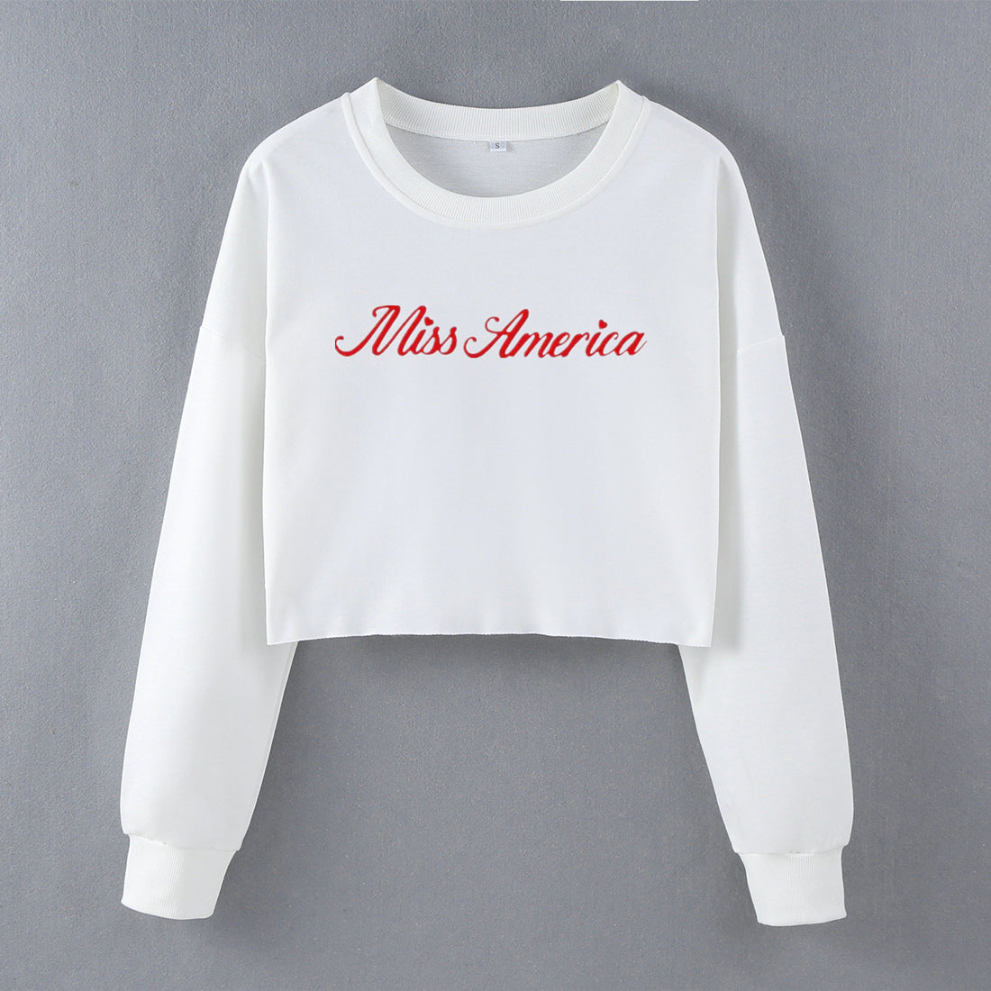 Street Hipster Sexy Women Top Short Long Sleeve Sweatshirt Autumn