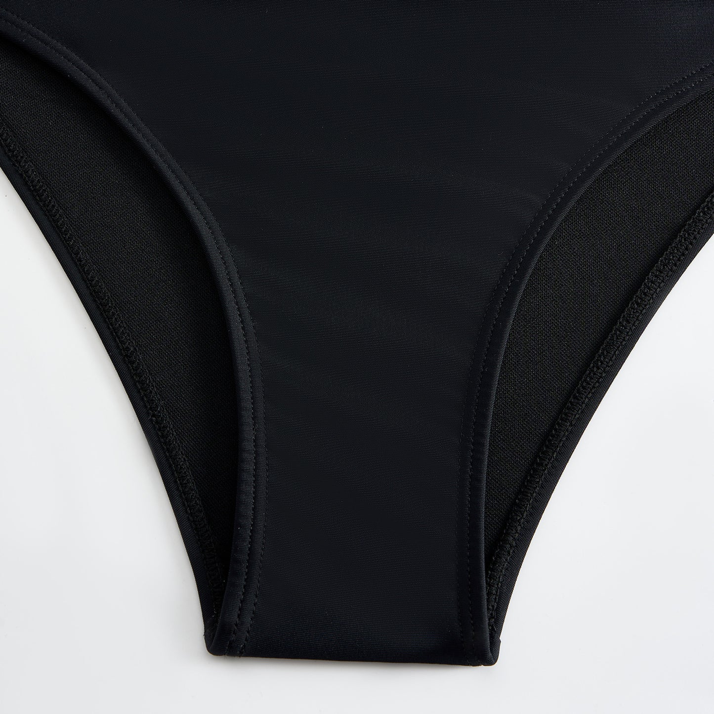 High Waist Solid Color Bikini Swimsuit Women Split Swimsuit Bikini