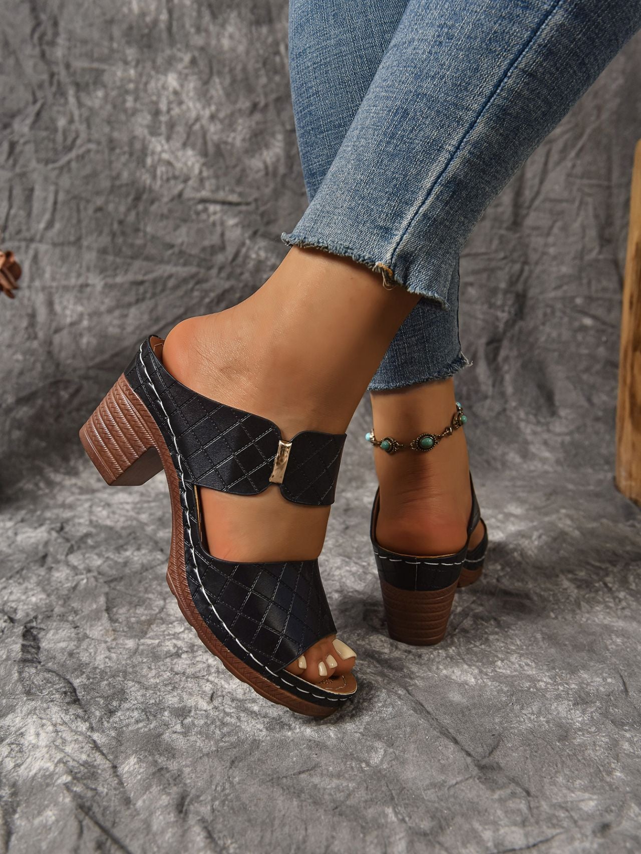 Summer High Heel Slippers Women Platform Slippers Women Shoes