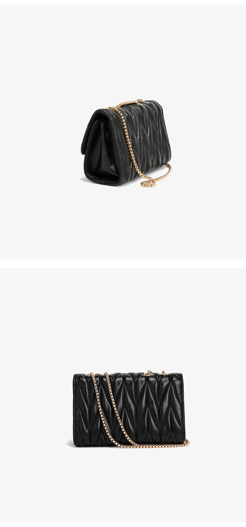 Bag Summer Women Women Bag Trend Chain Pleated Shoulder Messenger Bag