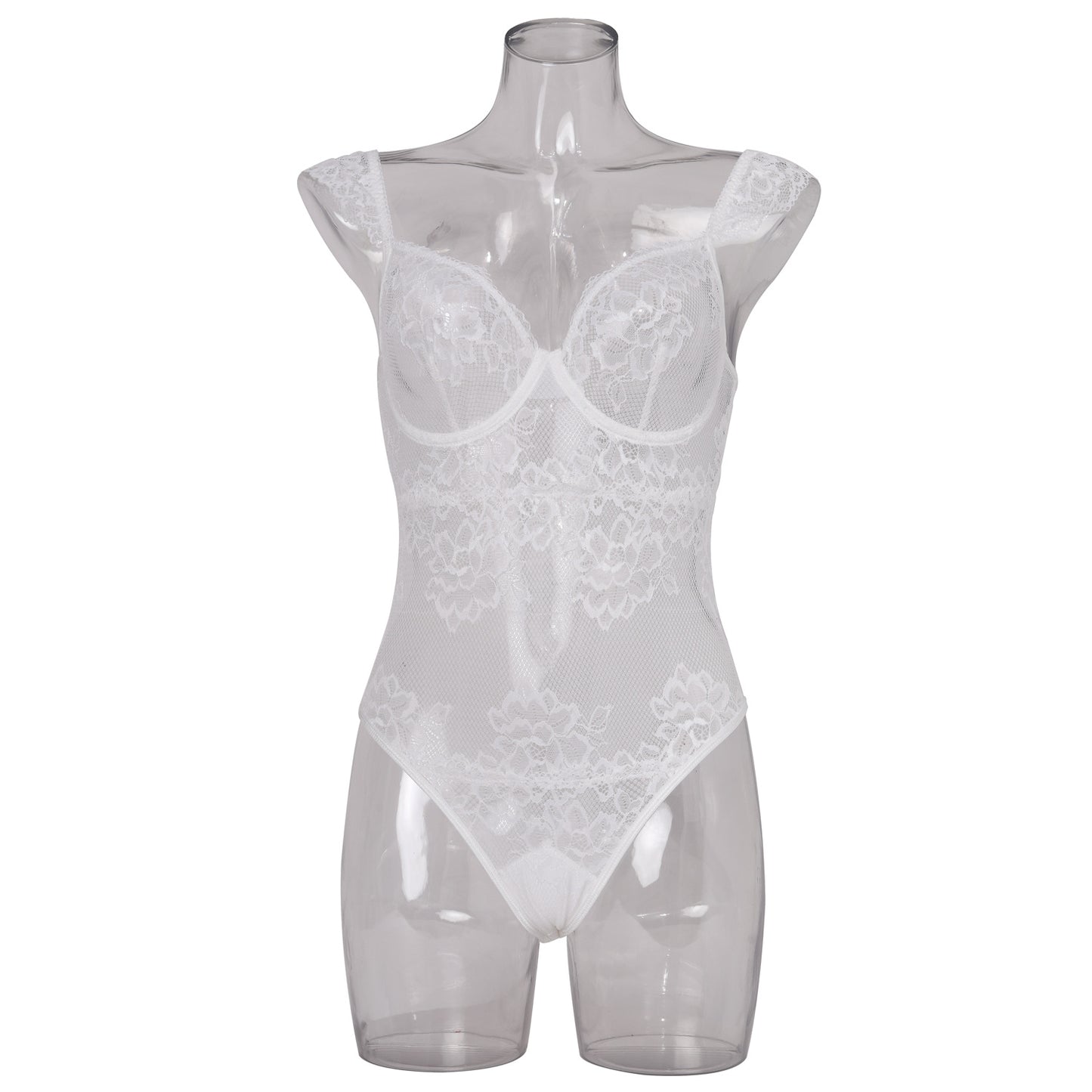 Sexy Lace Steel Ring See through Push up Solid Color Slimming Thin Comfortable Jumpsuit Sexy Lingerie