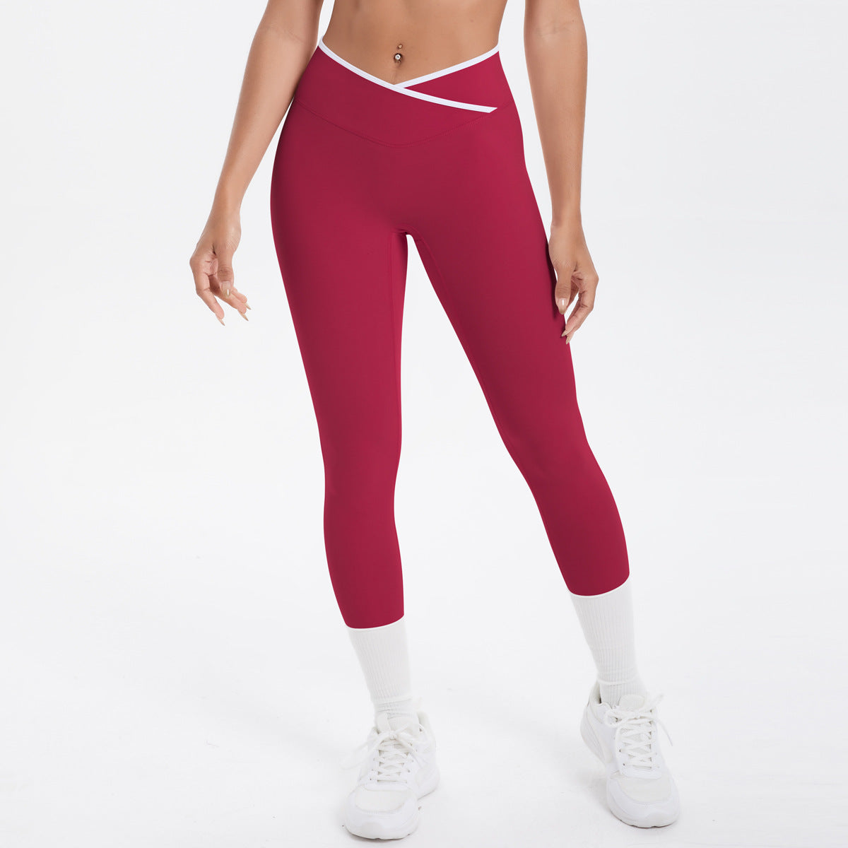 Trousers-Carmine