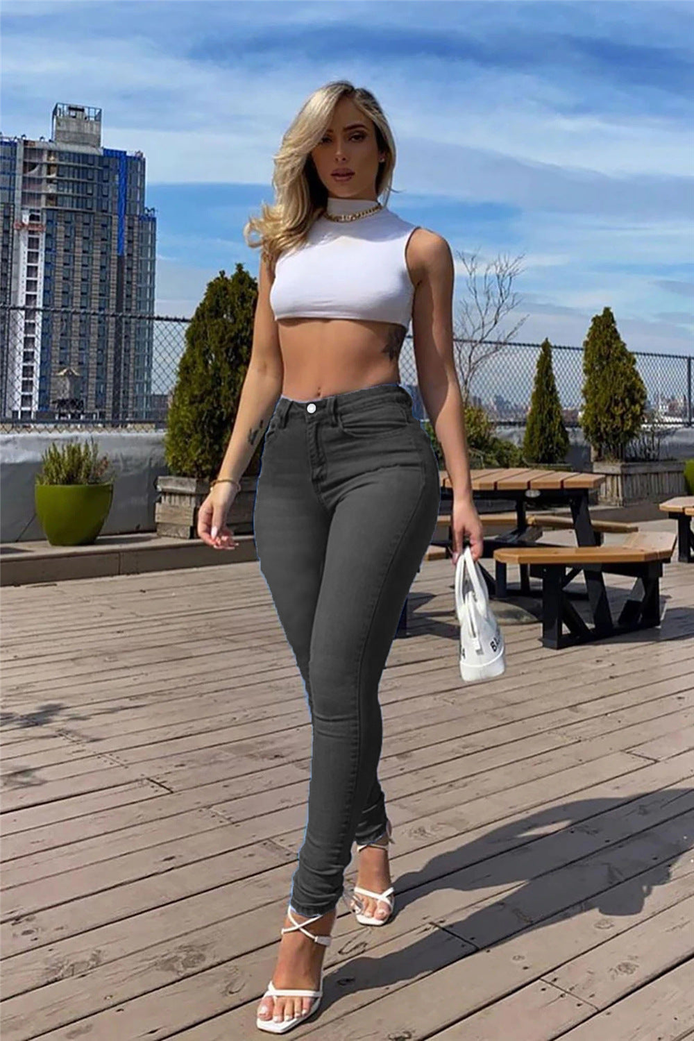 Sexy Jeans Women Women Skinny Jeans Pencil Pants Trousers