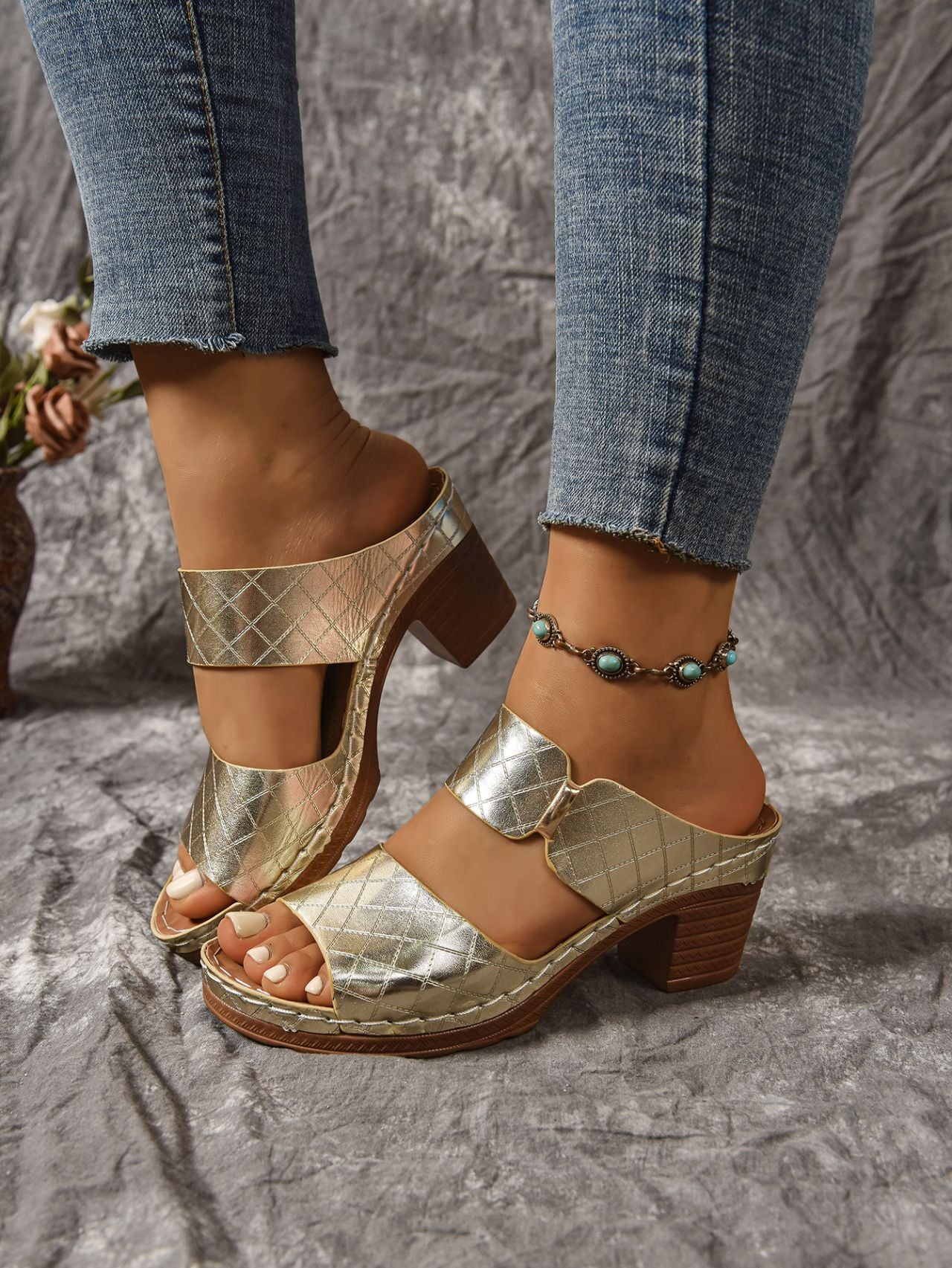 Summer High Heel Slippers Women Platform Slippers Women Shoes