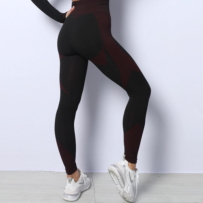 Purplish Red Yoga Trousers
