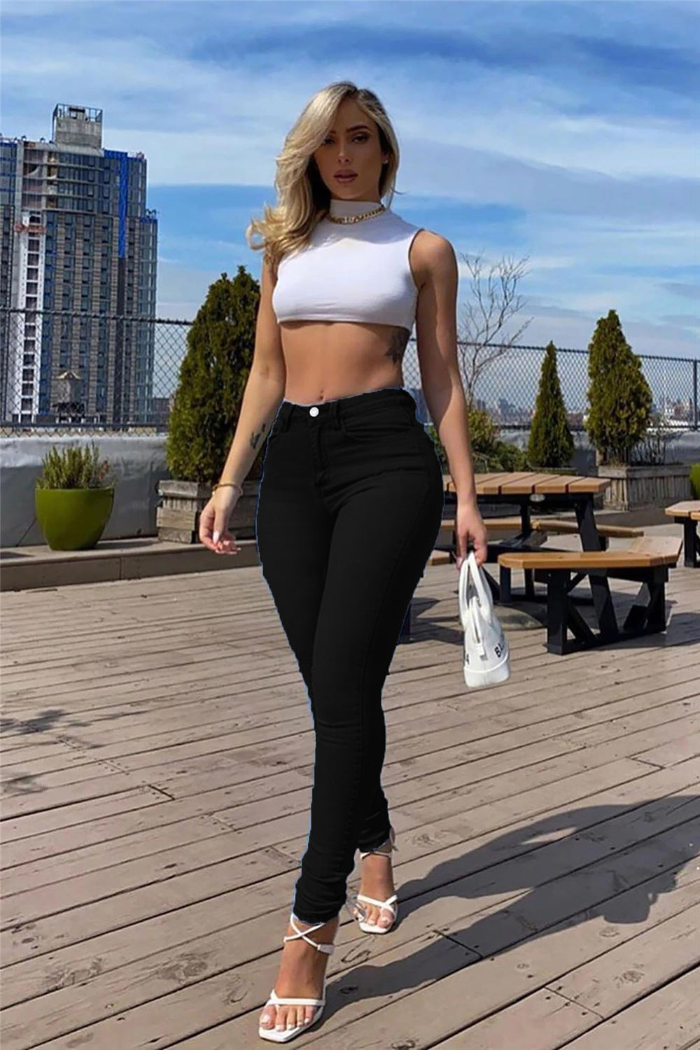 Sexy Jeans Women Women Skinny Jeans Pencil Pants Trousers