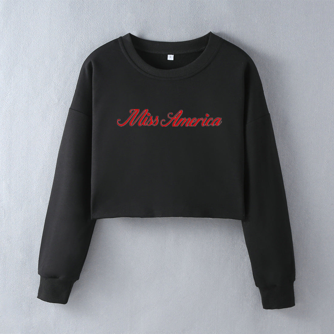 Street Hipster Sexy Women Top Short Long Sleeve Sweatshirt Autumn