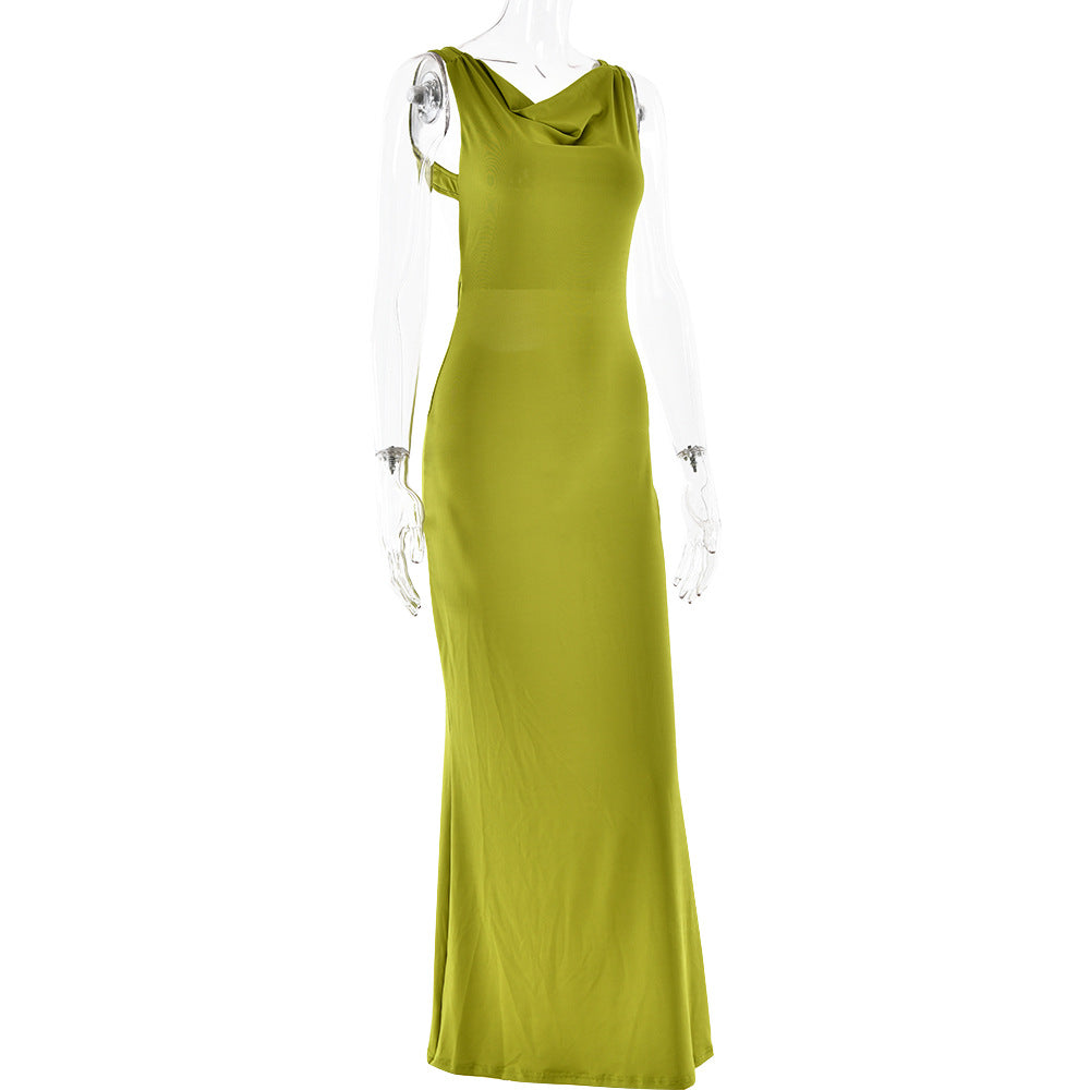 Cami Dress Sexy Sleeveless Backless Slim Fit Dress