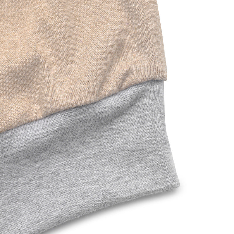 Autumn Casual round Neck Long Sleeve Color Blocking Sweatshirt for Women