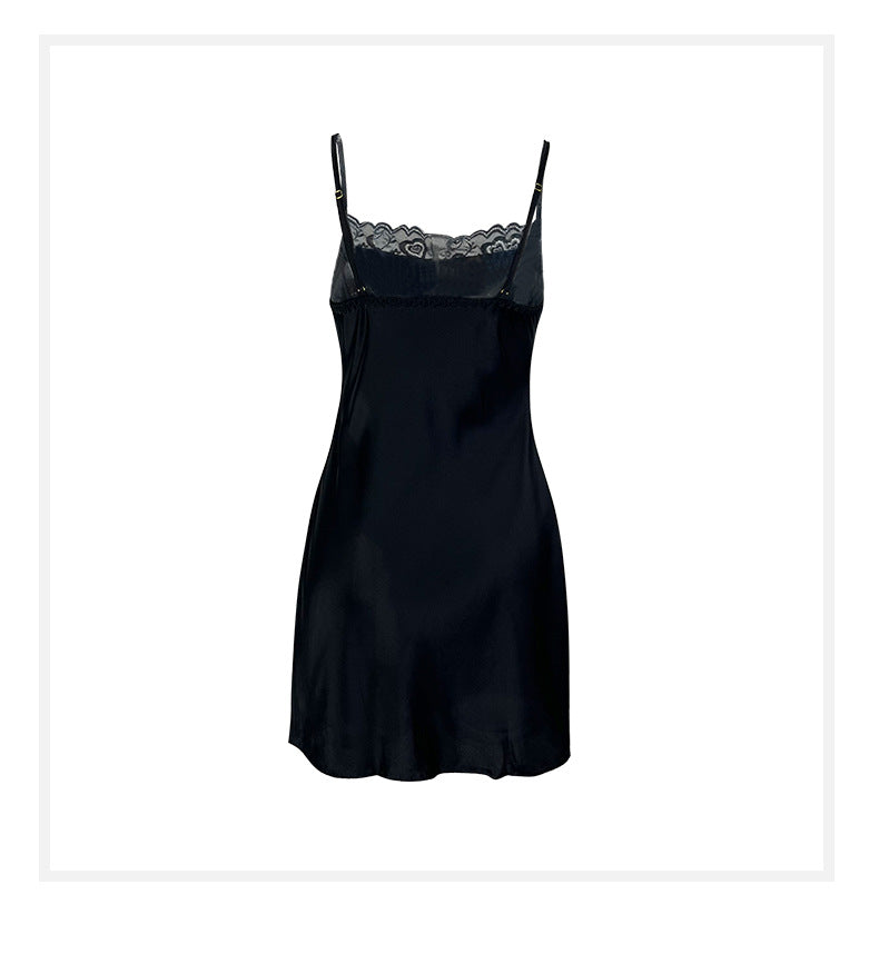 Sexy Seduction Short Slip Nightdress Passion Temptation Slit High Grade Nightdress