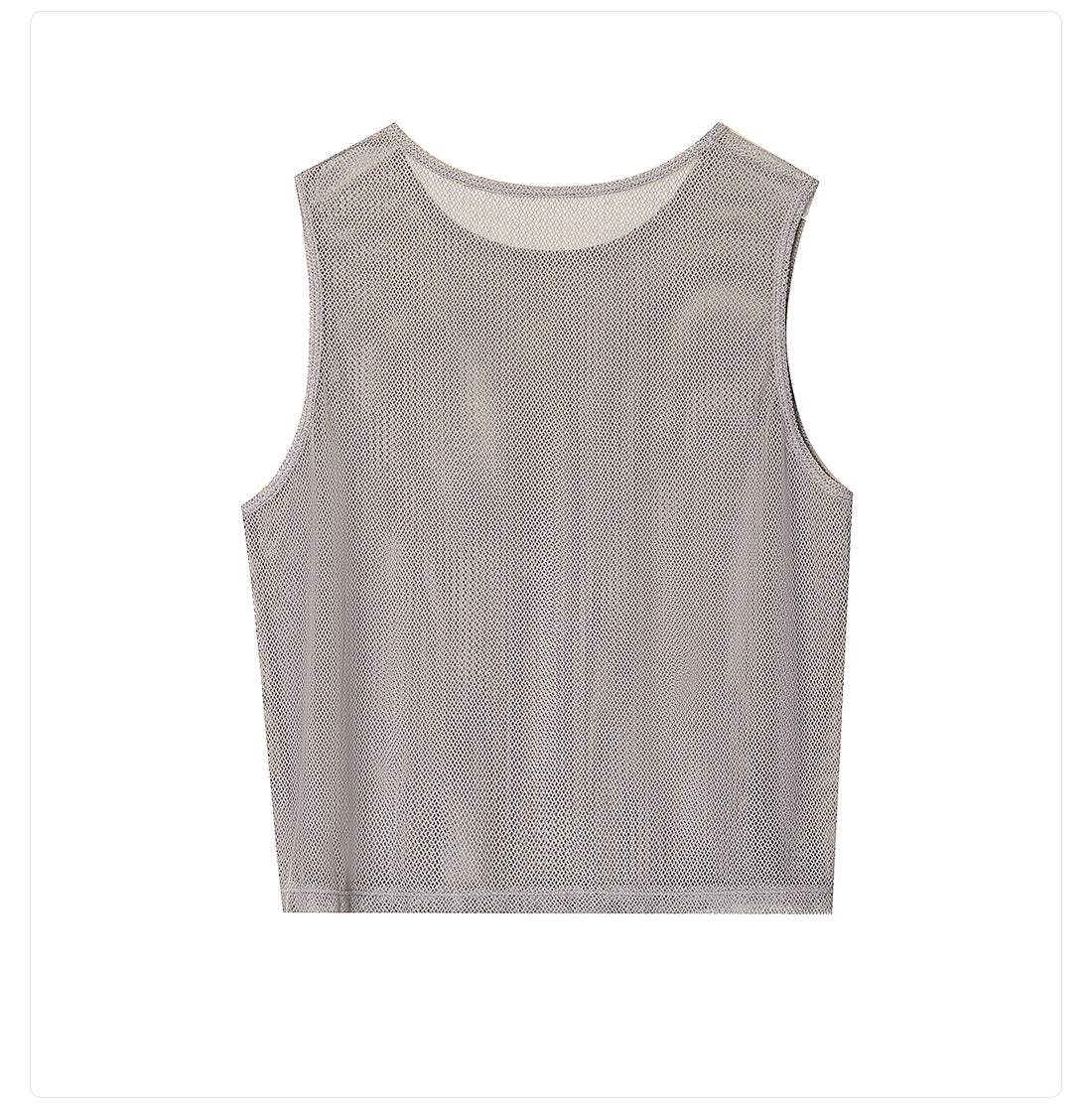 Summer Thin Mesh Yoga Clothing Top Blouse Women Sleeveless Vest Quick Drying Breathable Workout Top Bandage Dress
