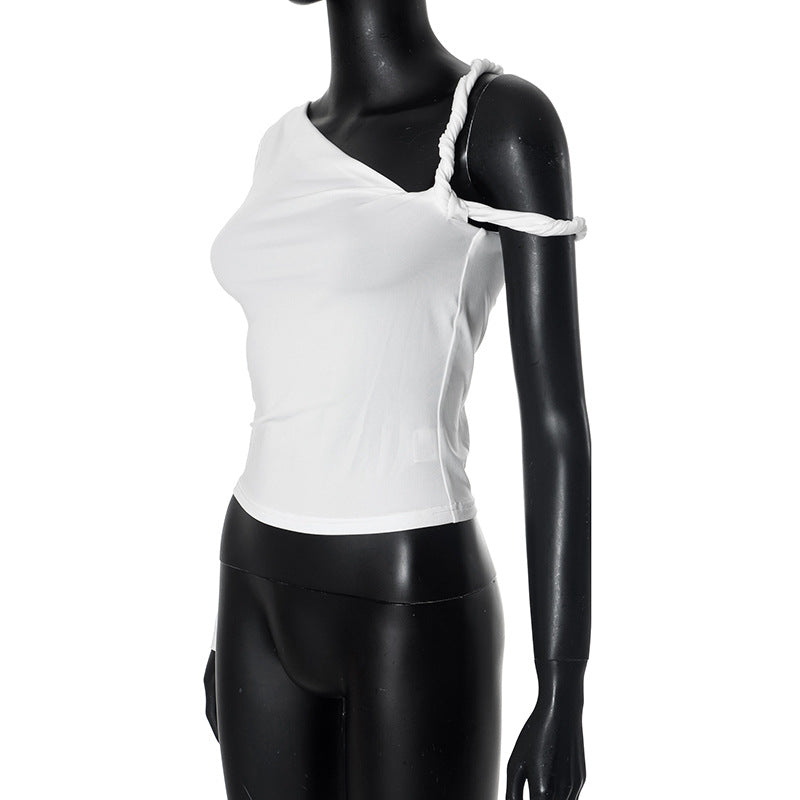 Women Clothing Autumn Trendy Strapless Sexy Top