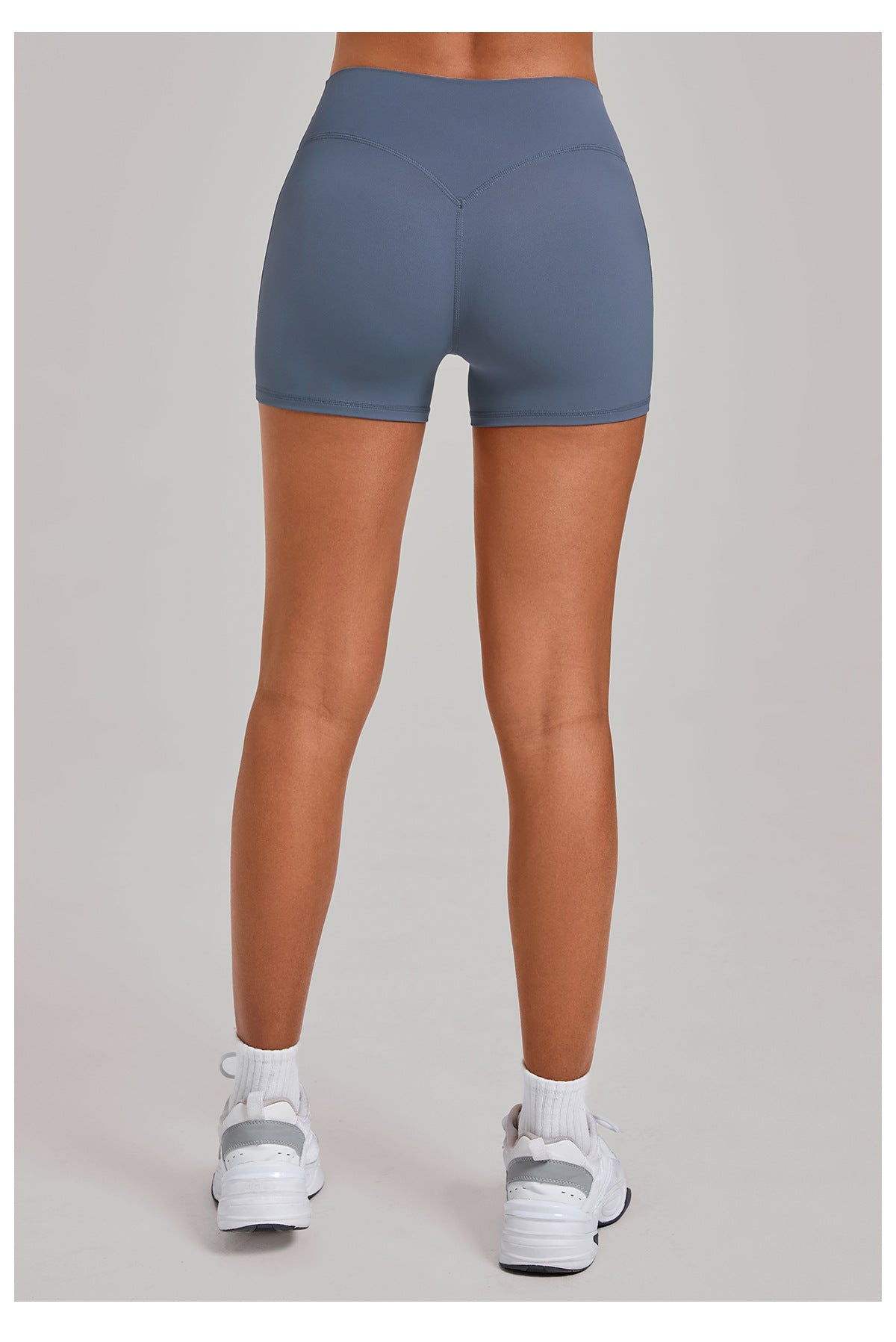 Tight Yoga Shorts Women High Waist Belly Contracting Fitness Pants Hip Lifting Running Exercise Shorts
