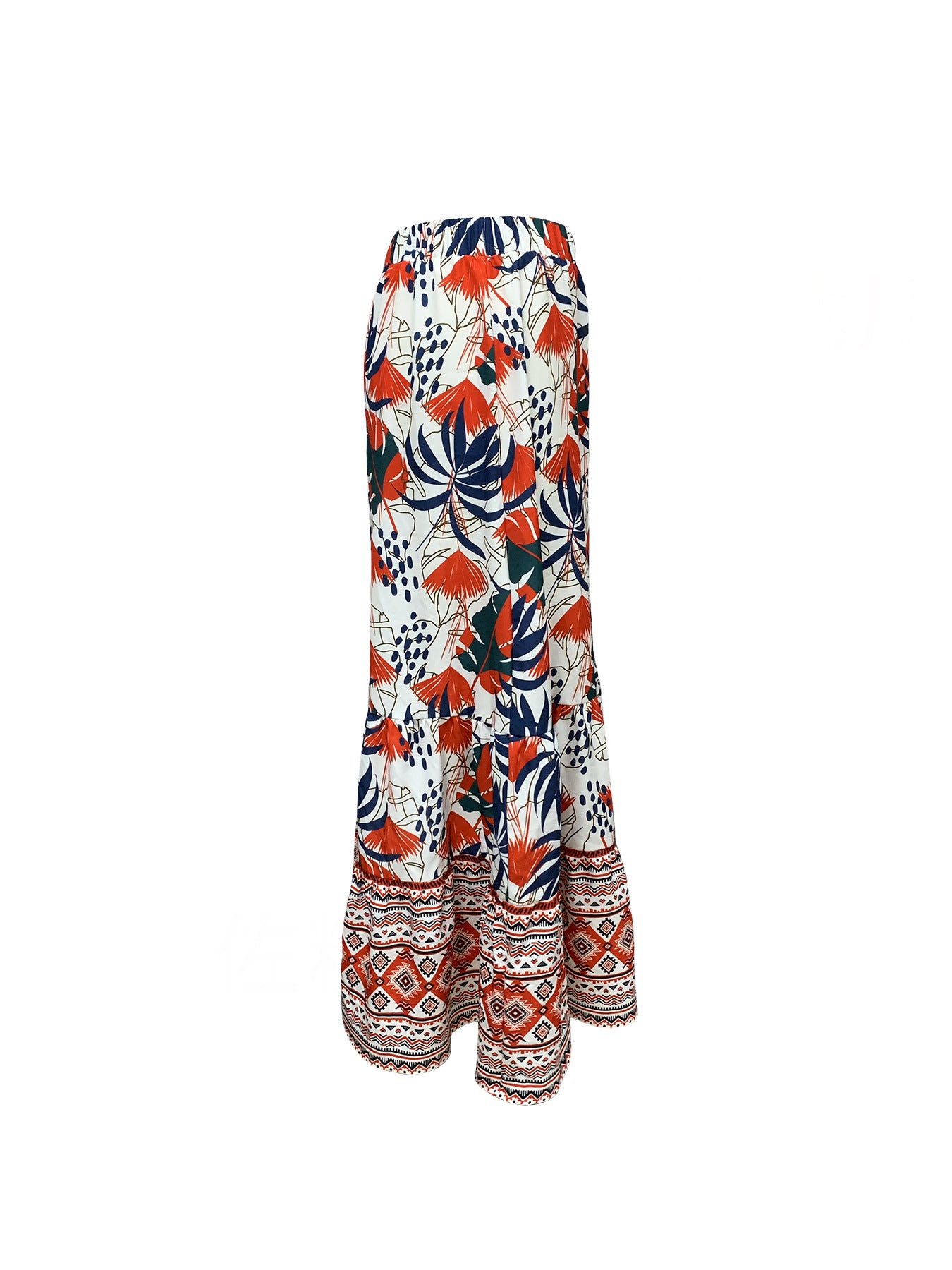 Spring Summer Women Casual Print Holiday Skirt