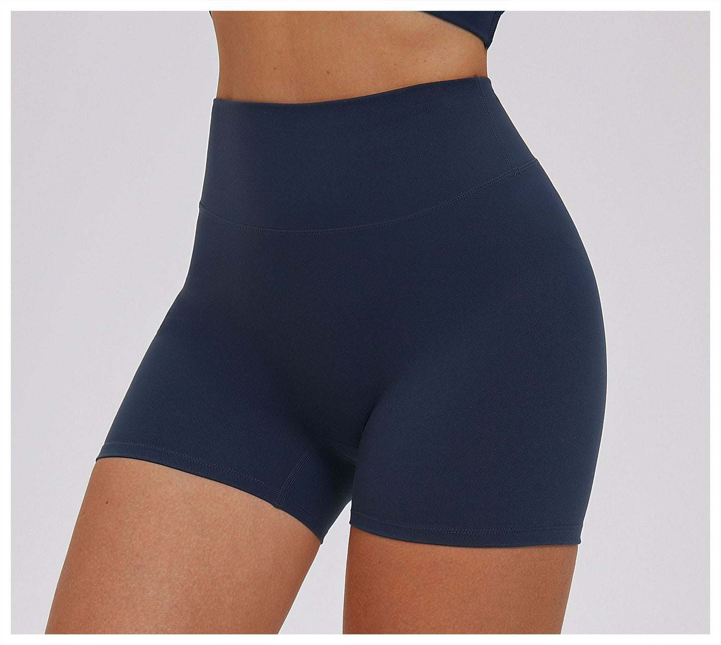Yoga Shorts Tight High Waist Casual Shorts Sports Running Workout Shorts