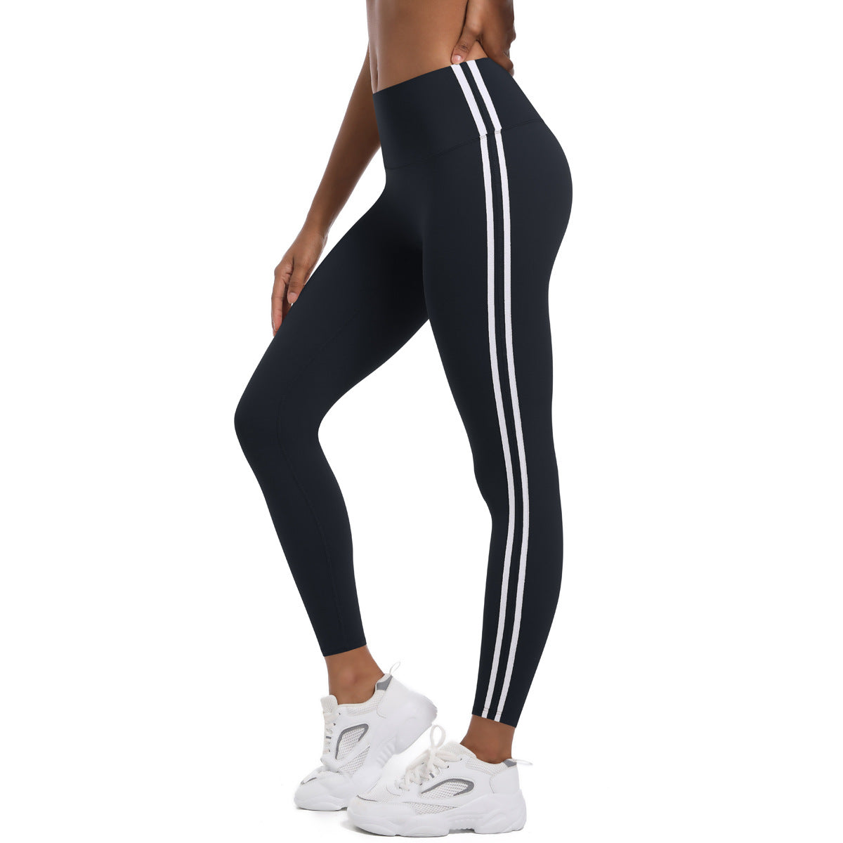 Arrival Yoga Pants Skinny Peach Hip Raise Slim Fit Pants Contrast Color Breathable Fitness Pants Quick Drying Sports Trousers