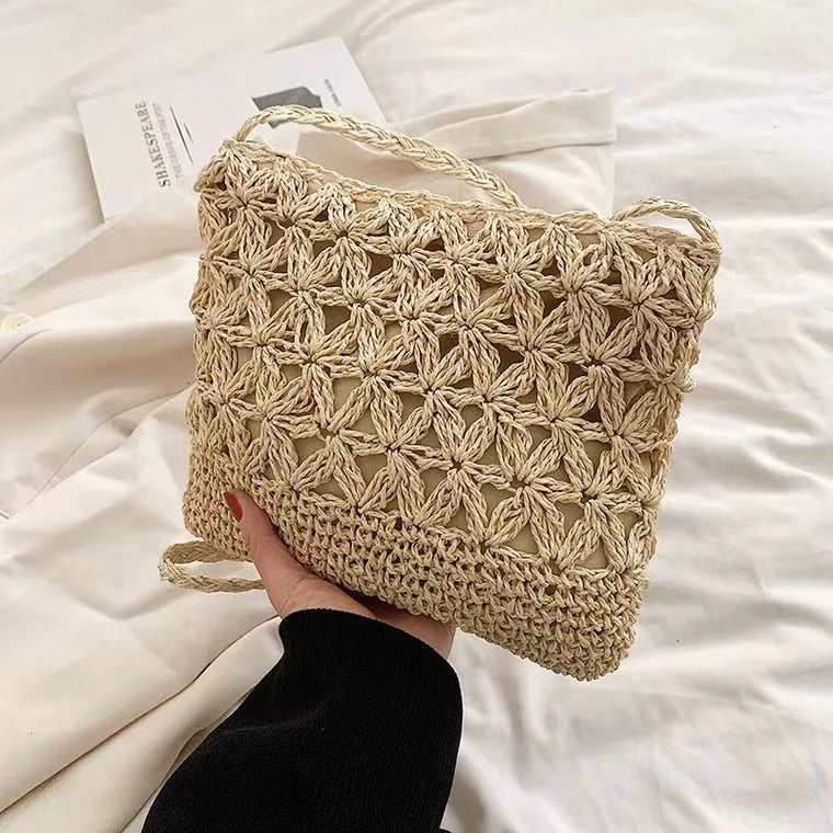 Crossbody Double-Sided Flower Rice