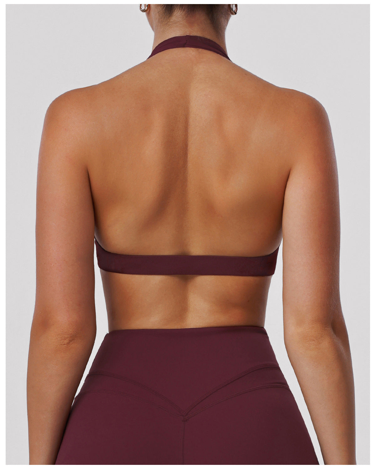 Sexy Hollow Out Cutout out Beauty Back Yoga Bra Halter Sports High Elastic Vest Running Fitness Push up Underwear