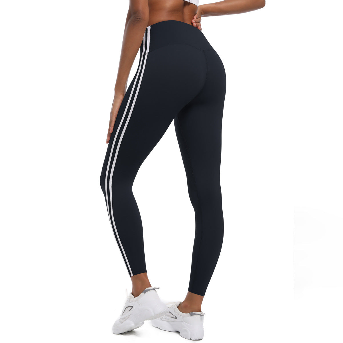 Arrival Yoga Pants Skinny Peach Hip Raise Slim Fit Pants Contrast Color Breathable Fitness Pants Quick Drying Sports Trousers