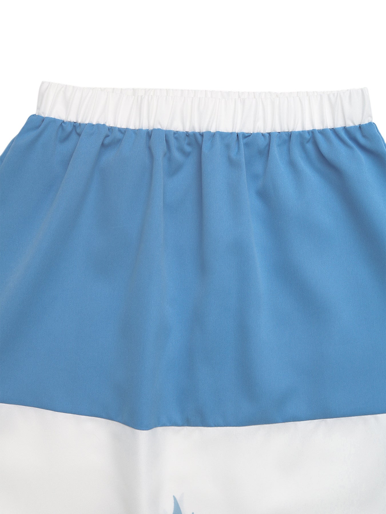 Summer Casual Multicolor Printing High Waist Long A line Skirt Women Clothing