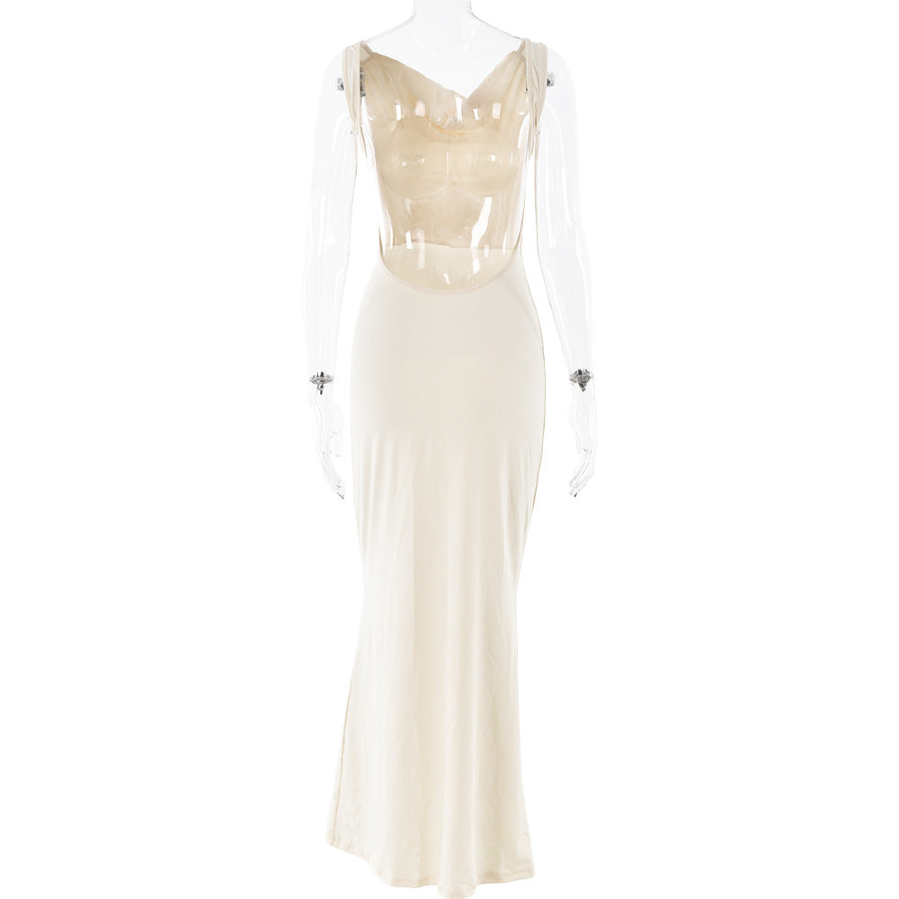 Cami Dress Sexy Sleeveless Backless Slim Fit Dress