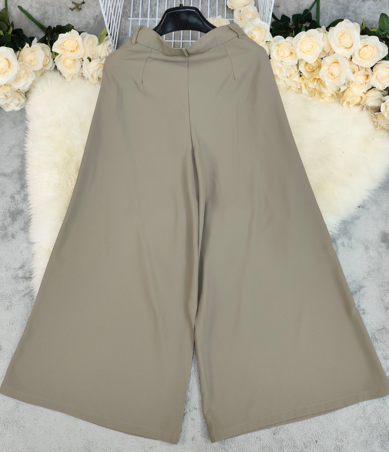 Straight High Waist Work Pant Women Loose Wide Leg Pants Work Pant