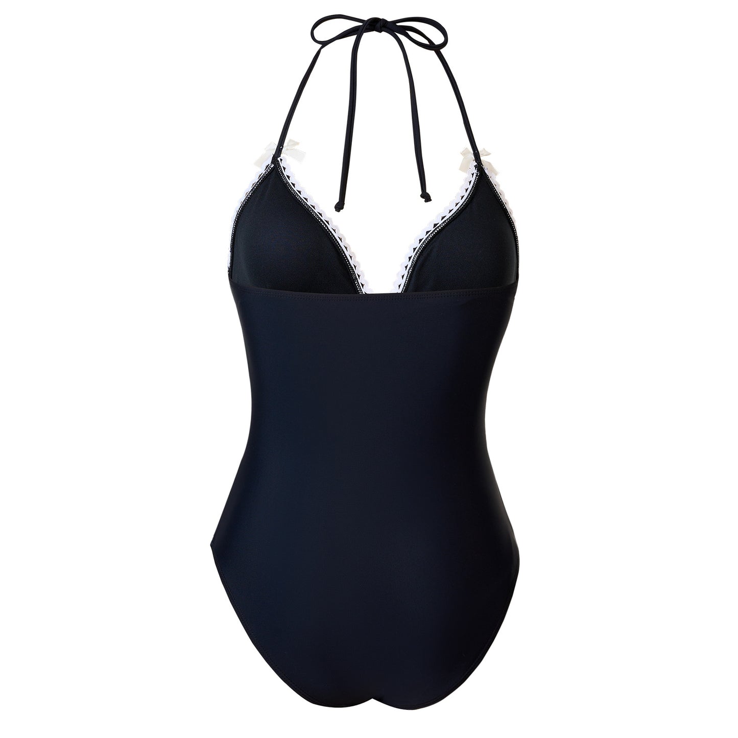 One Piece Swimsuit Women Black White Sexy Two Piece Sets Swimsuit Chiffon Dress